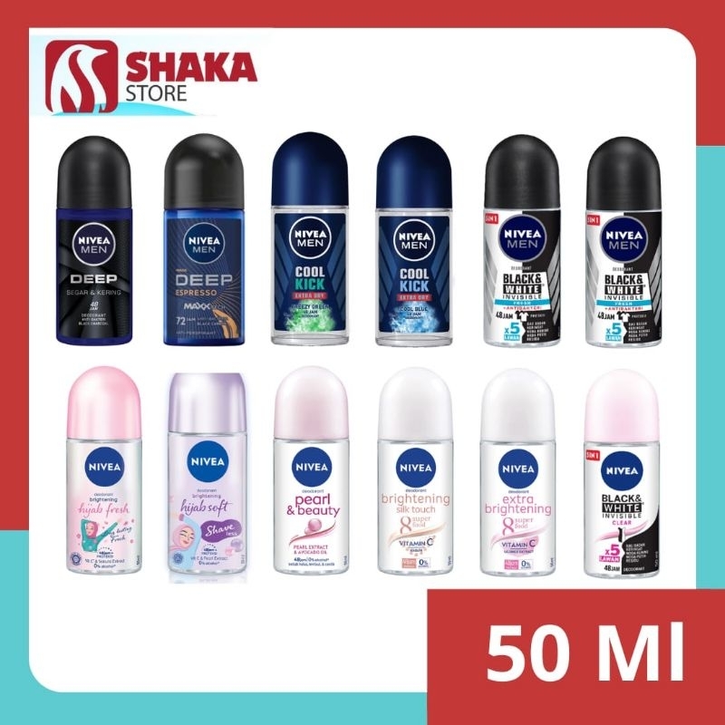 Nivea deodorant roll on 50ml/ Nivea men deodoran roll on 50ml/ Nivea roll on 50ml