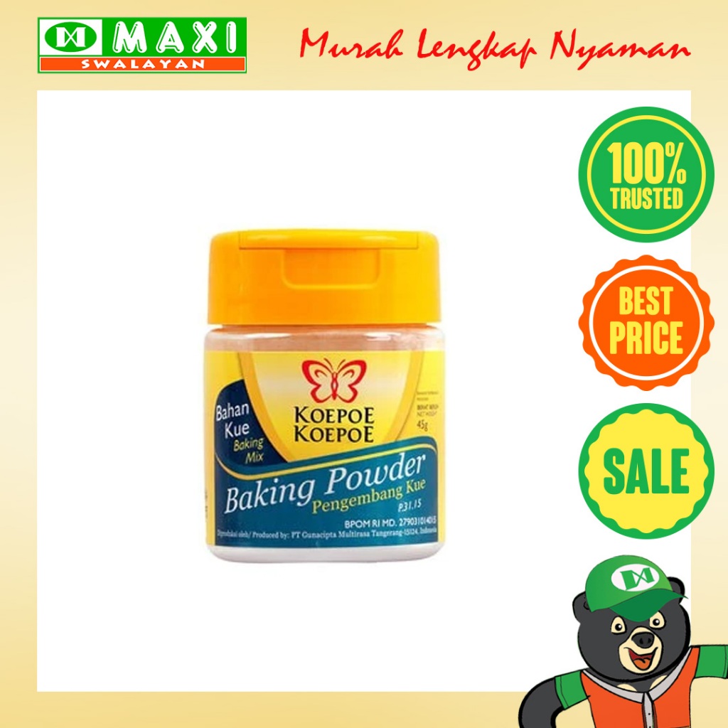 

Kopoe Kopoe Baking Powder 45gr