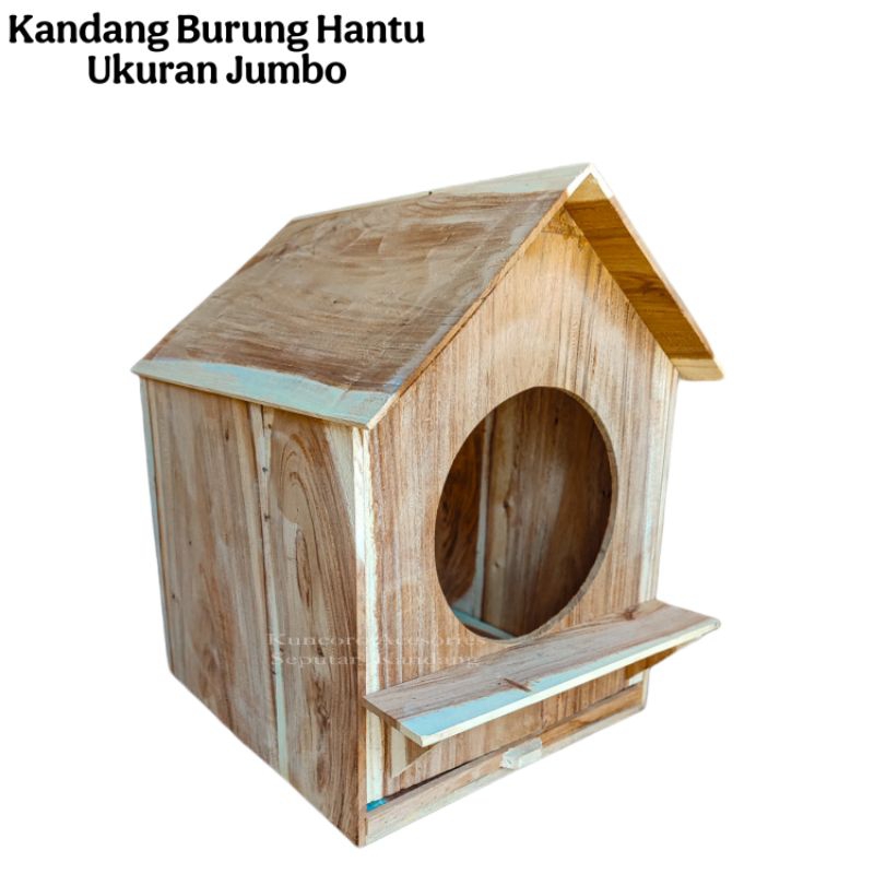 Kandang Jumbo Khusus Burung Hantu Ukuran Besar Sudah ada Tangkringan Dalam
