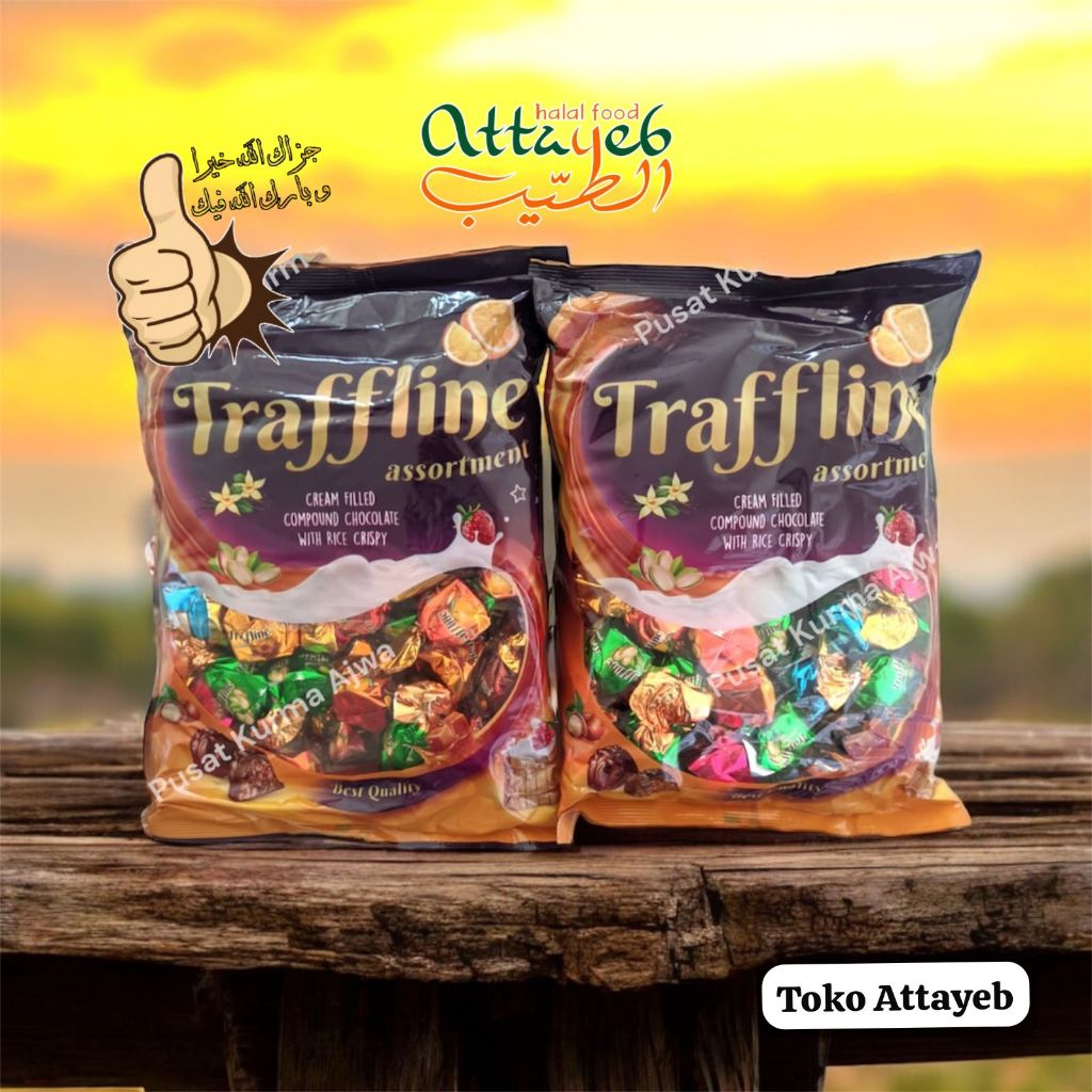 

Coklat Turkey Mix 1kg Traffline Assortment Kemasan Original Turki Chocolate With Rice Crispy Paling Enak (Baru Exp 2026)