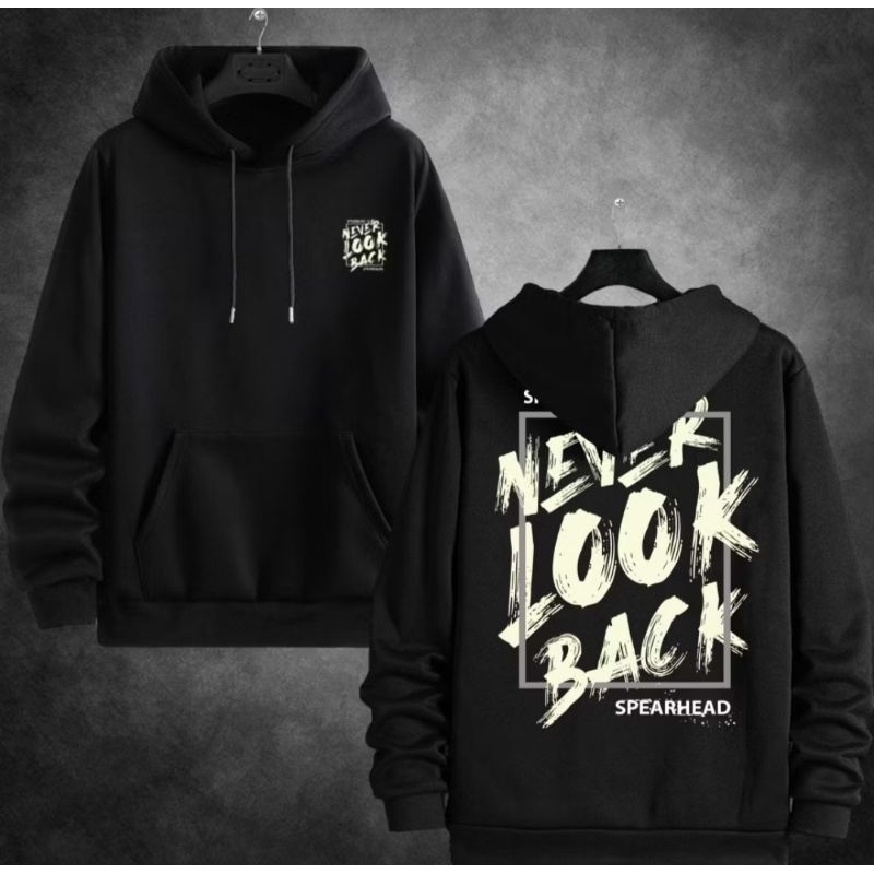 Sweater Hoodie Pria Wanita Distro Gambar Depan Belakang