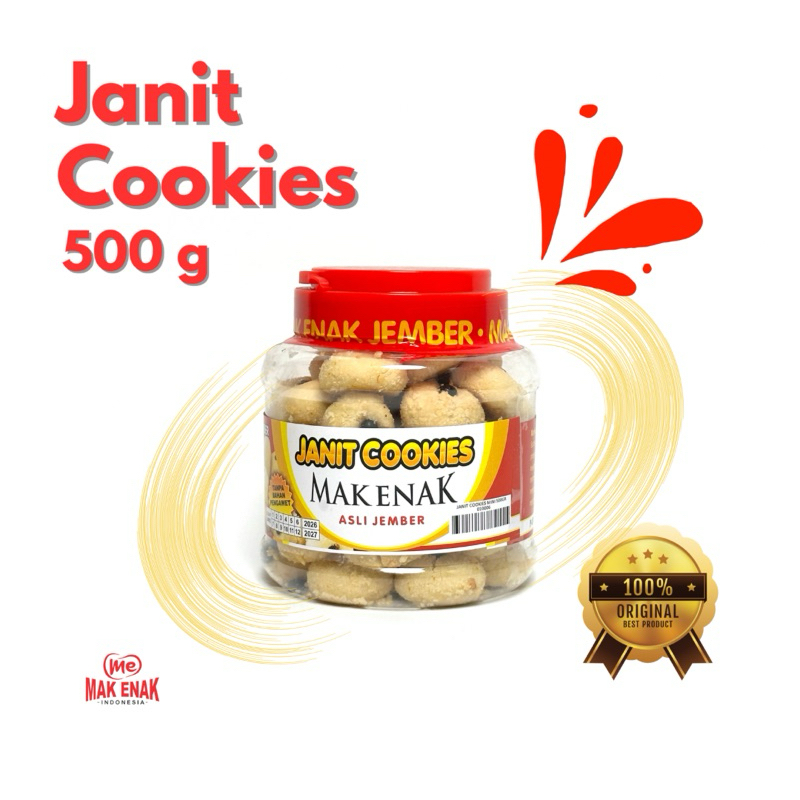 

JANIT COOKIES 500 GRAM - MAK ENAK JEMBER OFFICIAL STORE