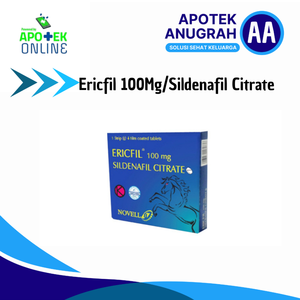 Ericfil/Sildenafil Citrate 1 Box  4's