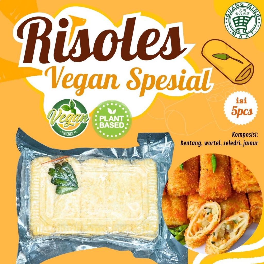

Risoles Ragout Spesial isi Sayur Vegan & Vegetarian Friendly