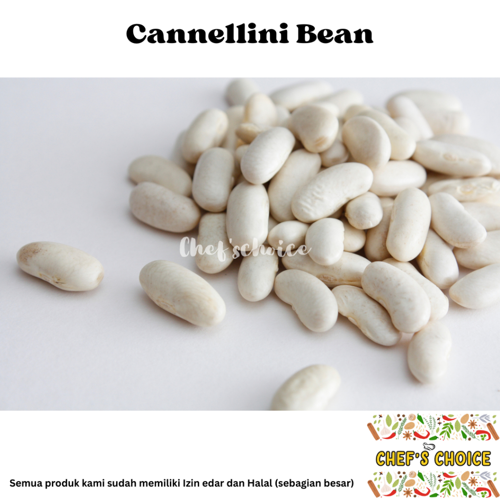 

Cannelini Bean 250 GR / White Bean 250 gram / Cannellini Bean / Kacang Putih