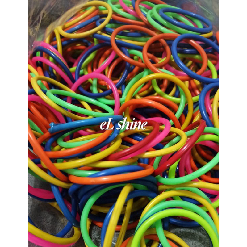 Gelang Plastik Gelang Mainan isi 50