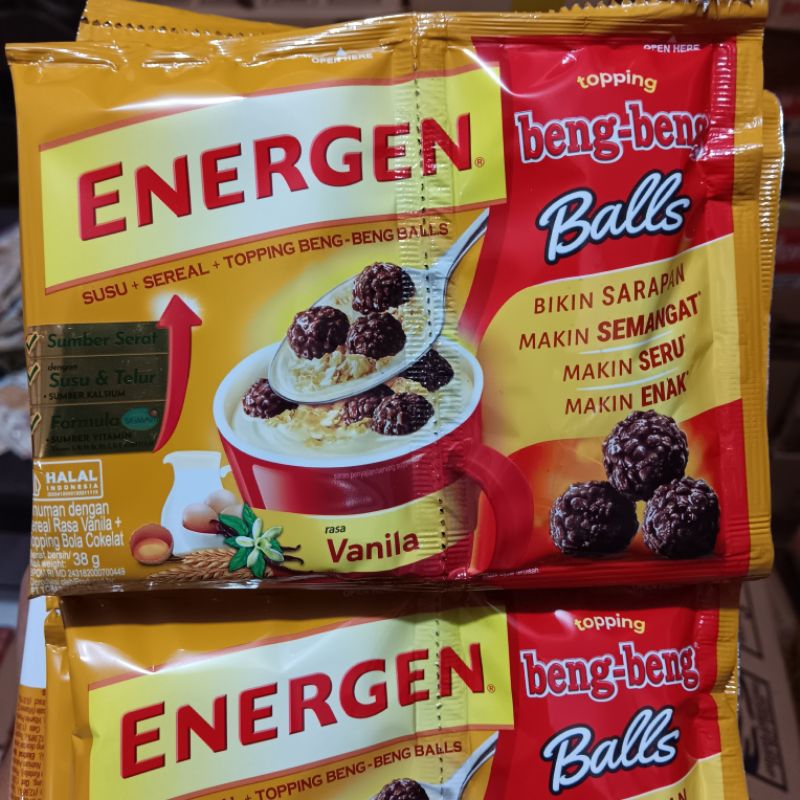 

Energen Topping Beng Beng Balls [ 1 Renceng x 10 Sachet ]