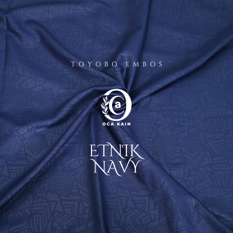 Kain Katun Toyobo Embos Motif ETNIK | Kain Embos Etnik | Harga per 50cm