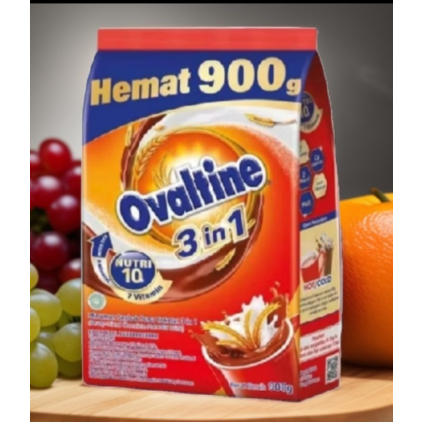 

ovaltine 3in1 susu bubuk cokelat 900 gram