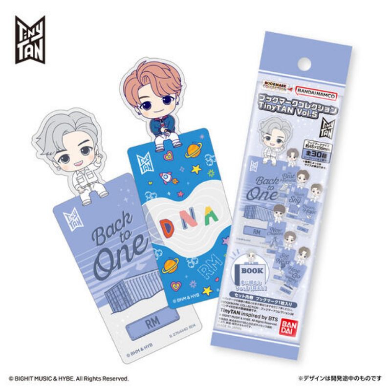 

TINYTAN BTS X BANDAI NAMCO BOOKMARK PVC OFFICIAL MADE IN JAPAN