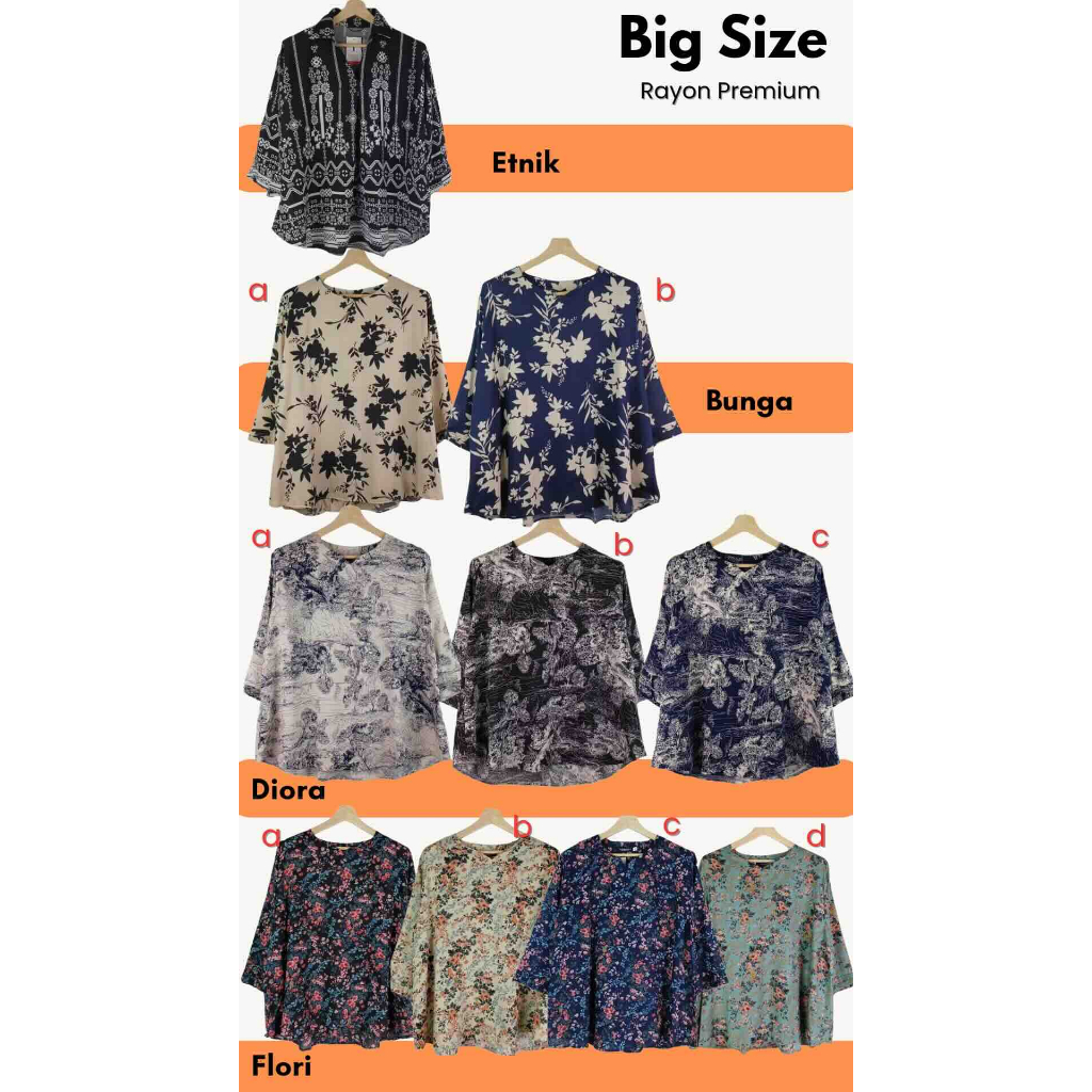 BLOUSE RAYON JUMBO