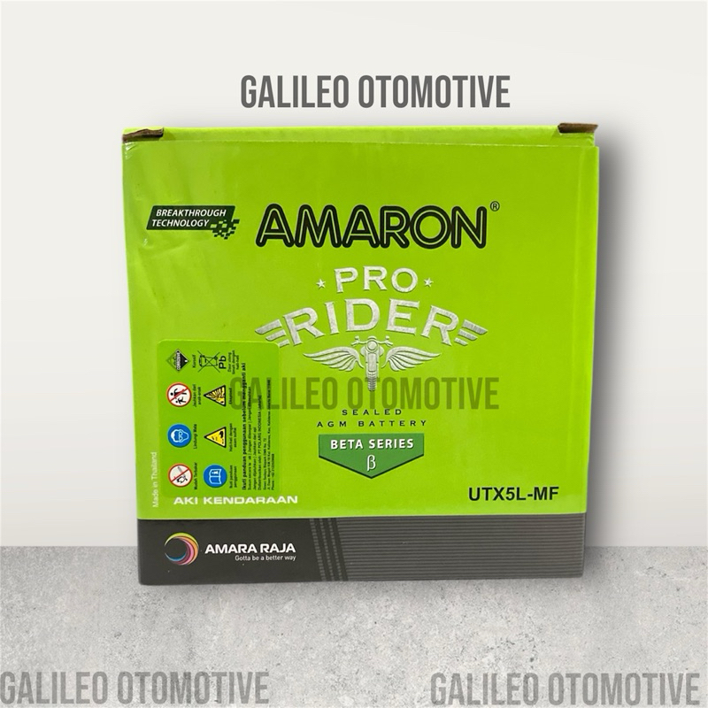 Aki kering Motor Vario, Vario 125, Vario 150, Vario 160, Beat ISS GTZ6V AMARON PRO UTX5O-MF