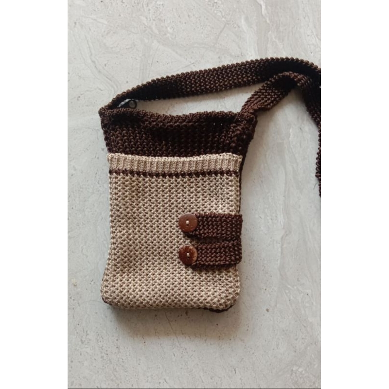 Tas Hp Selempang Dua Kantong