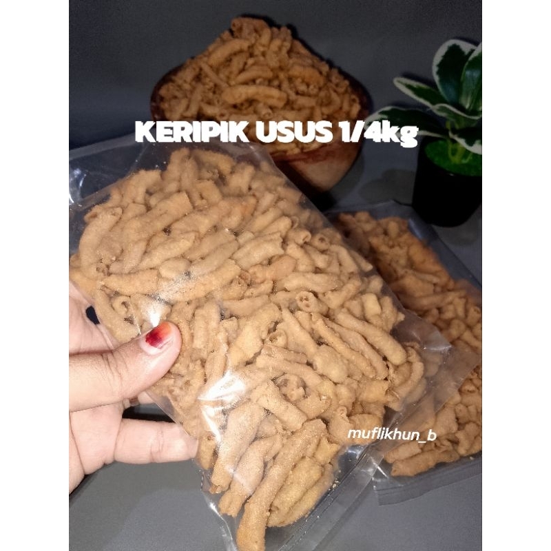 

KERIPIK USUS ORIGINAL 1/4KG (250gram)