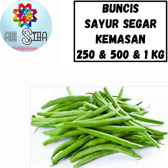 

Buncis Sayur Segar 250 dan 500 dan 1 Kg