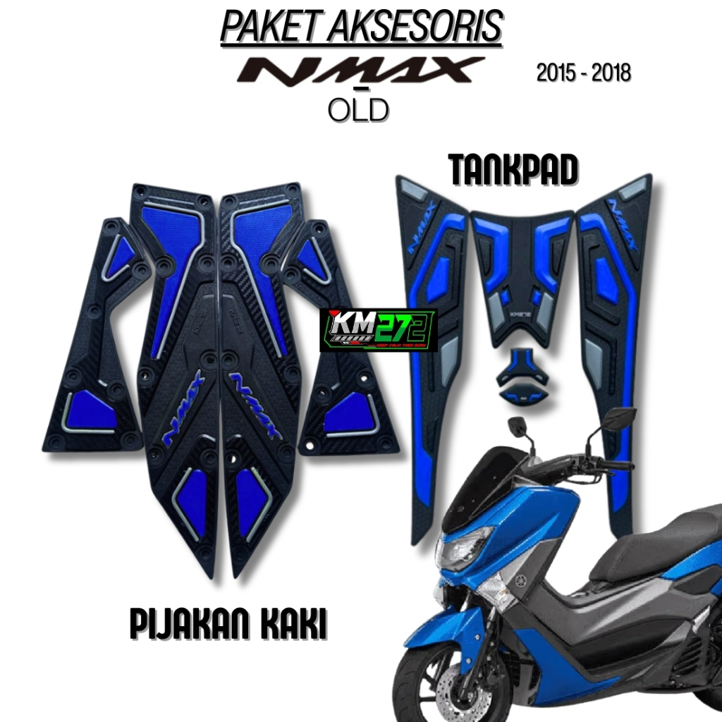 KM272 Paket Aksesoris  Nmax Old / Karpet / Tankpad Nmax Old 2015 - 2018 Bahan Tebal Premium