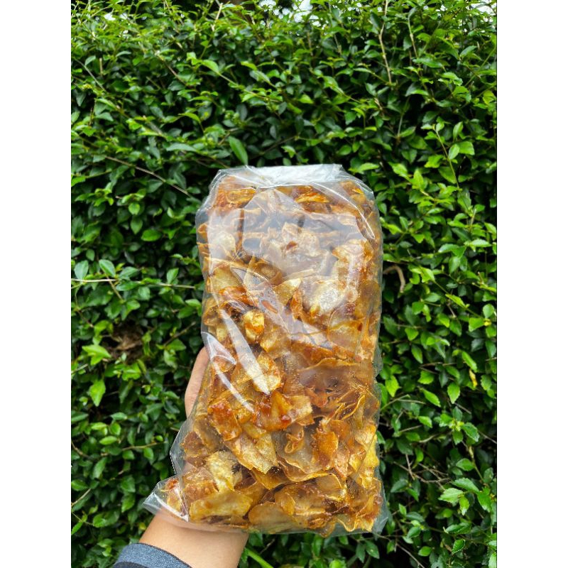 

Keripik talas pedas manis
