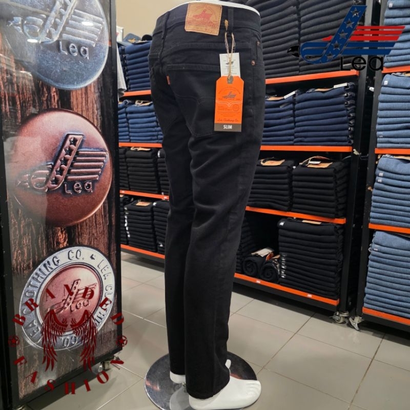 LEA JEANS CELANA PANJANG SLIMFIT NON STRETCH 603.84.32.01 HITAM