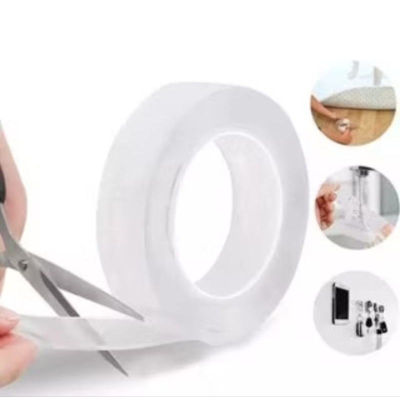 

Double Tape Bening Panjang 3Meter Tebal 1MM