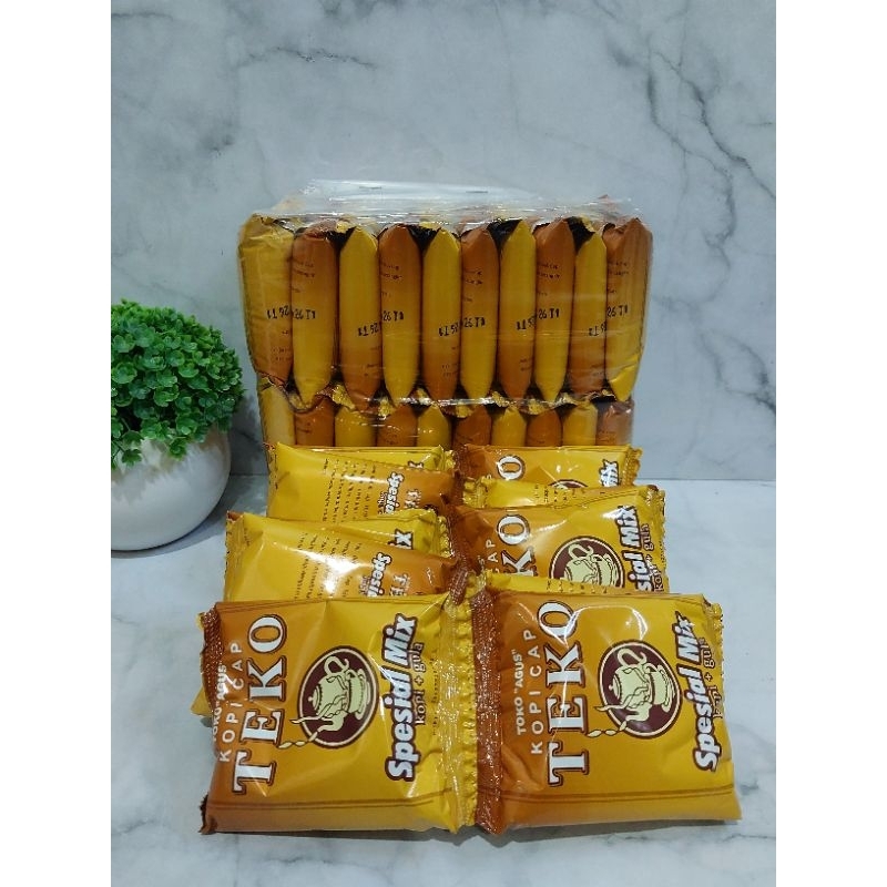

CAP TEKO Mix Kopi+Gula 1 pack isi 2renceng