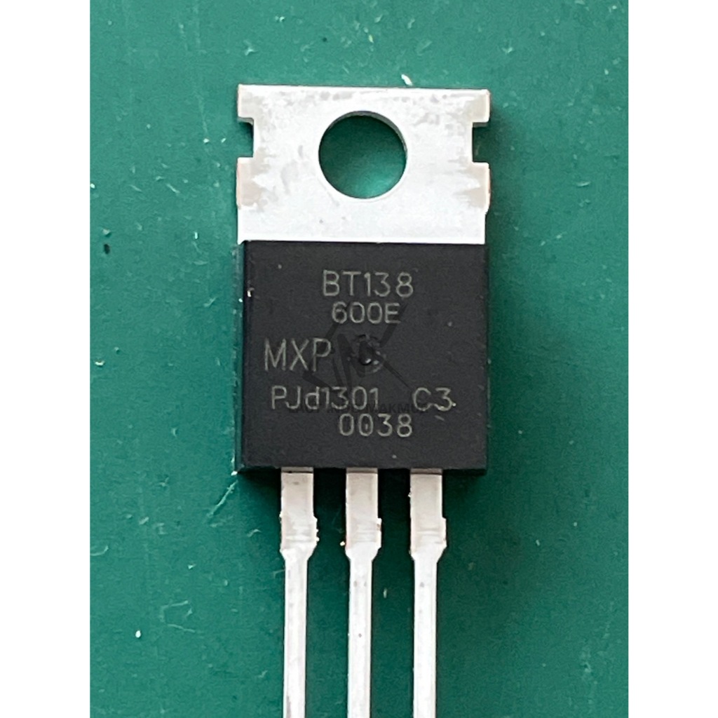 BT138 600E ORIGINAL TRIAC BT138-600E ASLI TRIAC BT138-600 SCR TRIAC BT138 600 E TRANSISTOR BT 138 60