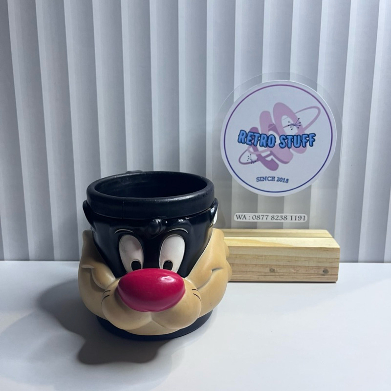 Mug Vintage Looney Tunes Sylvester Head 1992 Minus