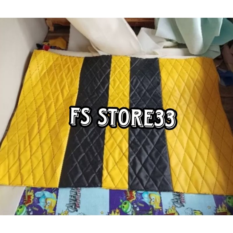 (COD) pelapis plafon atap mobil truk canter 125 ps model motif