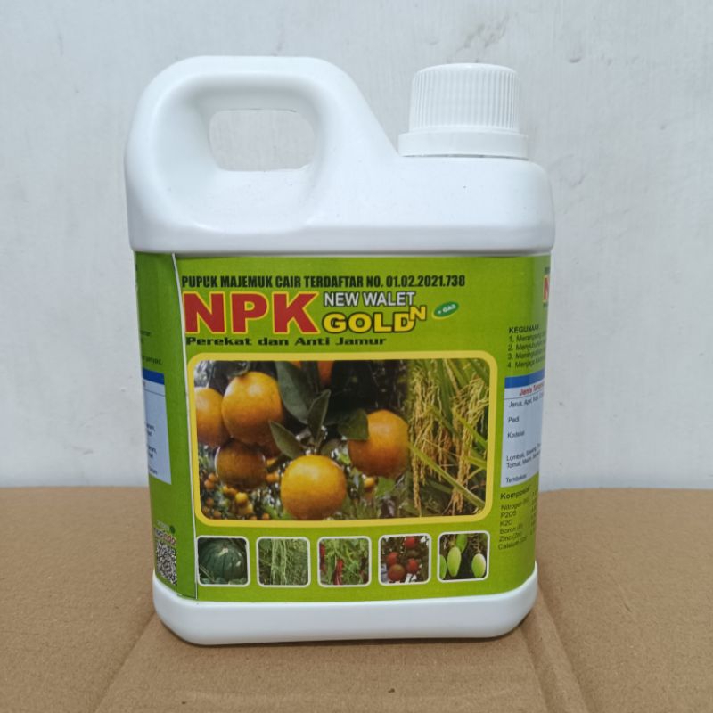 Pupuk Pelengkap Cair NPK Gold isi 1ltr