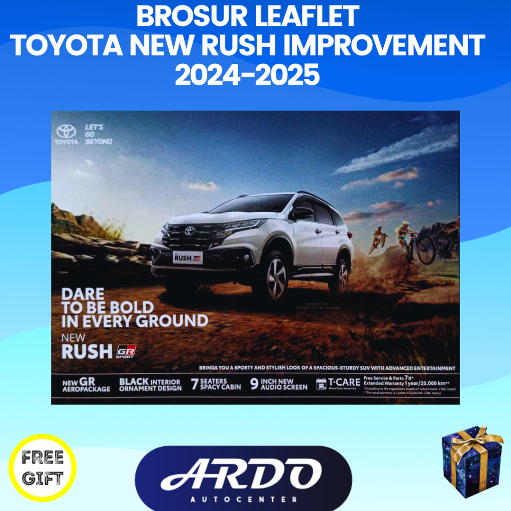 Brosur Katalog mobil Toyota New Rush Improvement 2024-2025