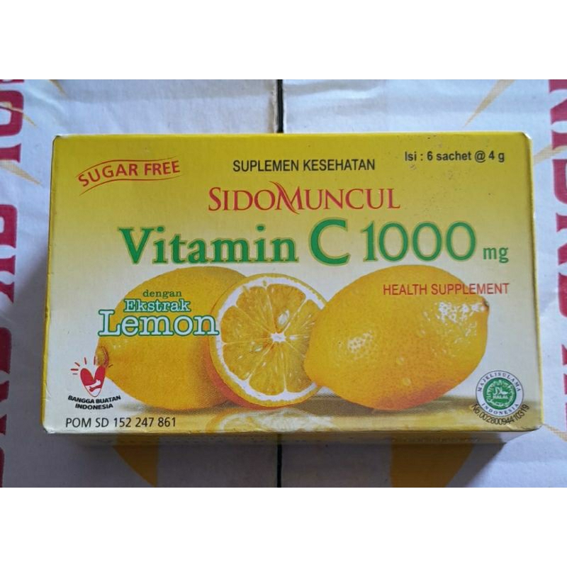 

c 1000 lemon isi 6 ASLI SIDOMUNCUL 100% ada BPOM nya HARGA PER SATU AN YAAAA...
