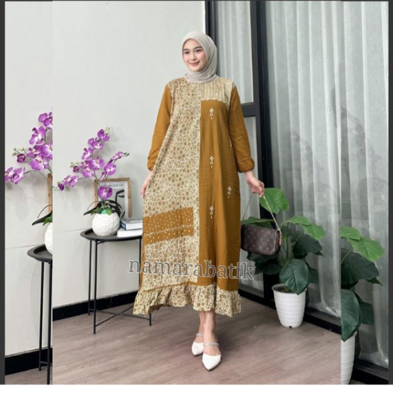 Official Gamis Sonata Rayon Premium Busui Bawah Rempel