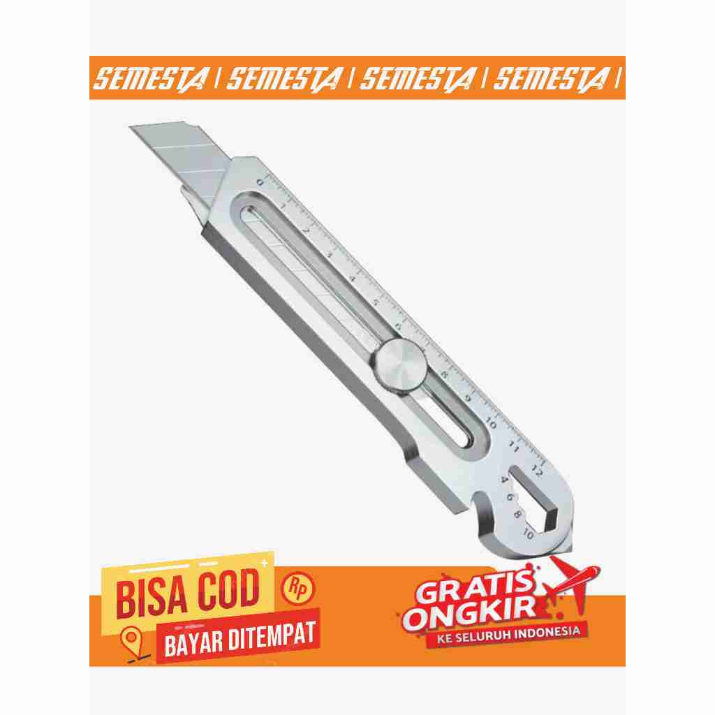 

CUTTER BAJA STAINLESS MULTI FUNGSI 6IN 1 MULTIFUNGSI BAHAN TEBAL DAN KUAT KARTER VIRAL ANTI KARAT