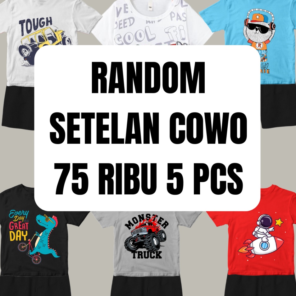 Paket Usaha Baju Kaos Setelan Harian Anak Laki Laki Distro Import 1  1 Tahun