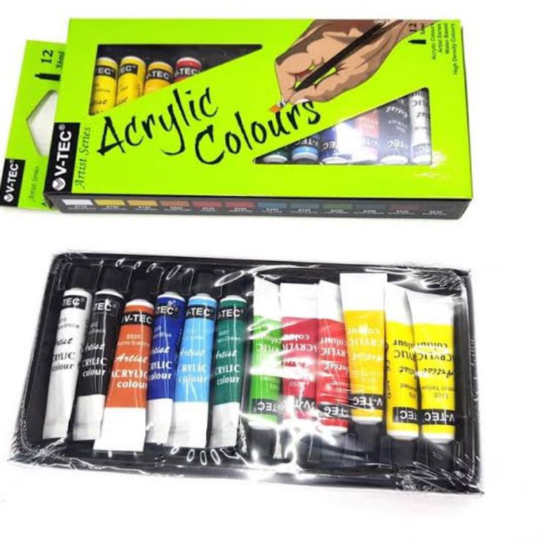 

KODE Y54X Cat Akrilik 6ml isi 12 warna