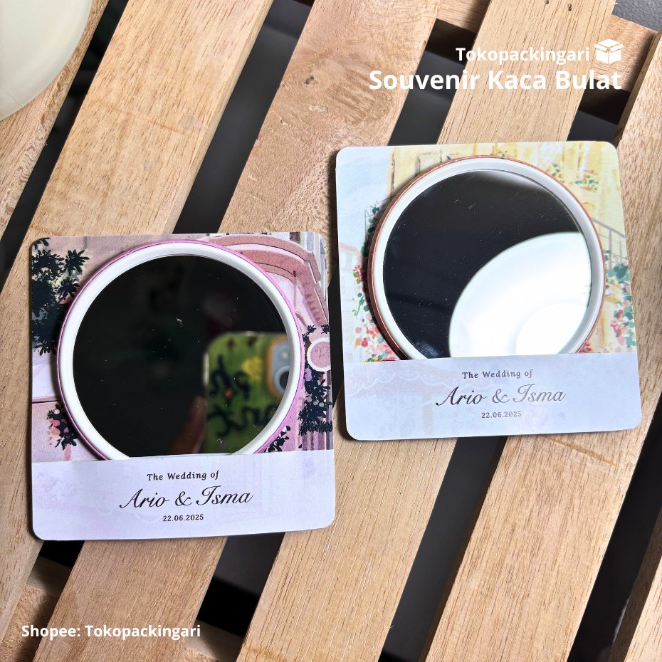 Souvenir Cermin Bulat | Souvenir Kaca Bulat | Souvenir Cermin Murah