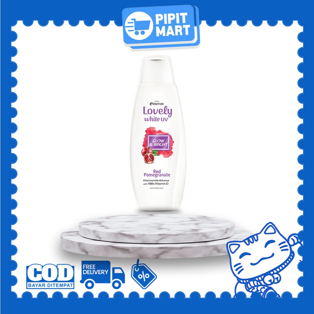 Emeron Lovely White UV Glow & Bright Red Pomegranate 200ml