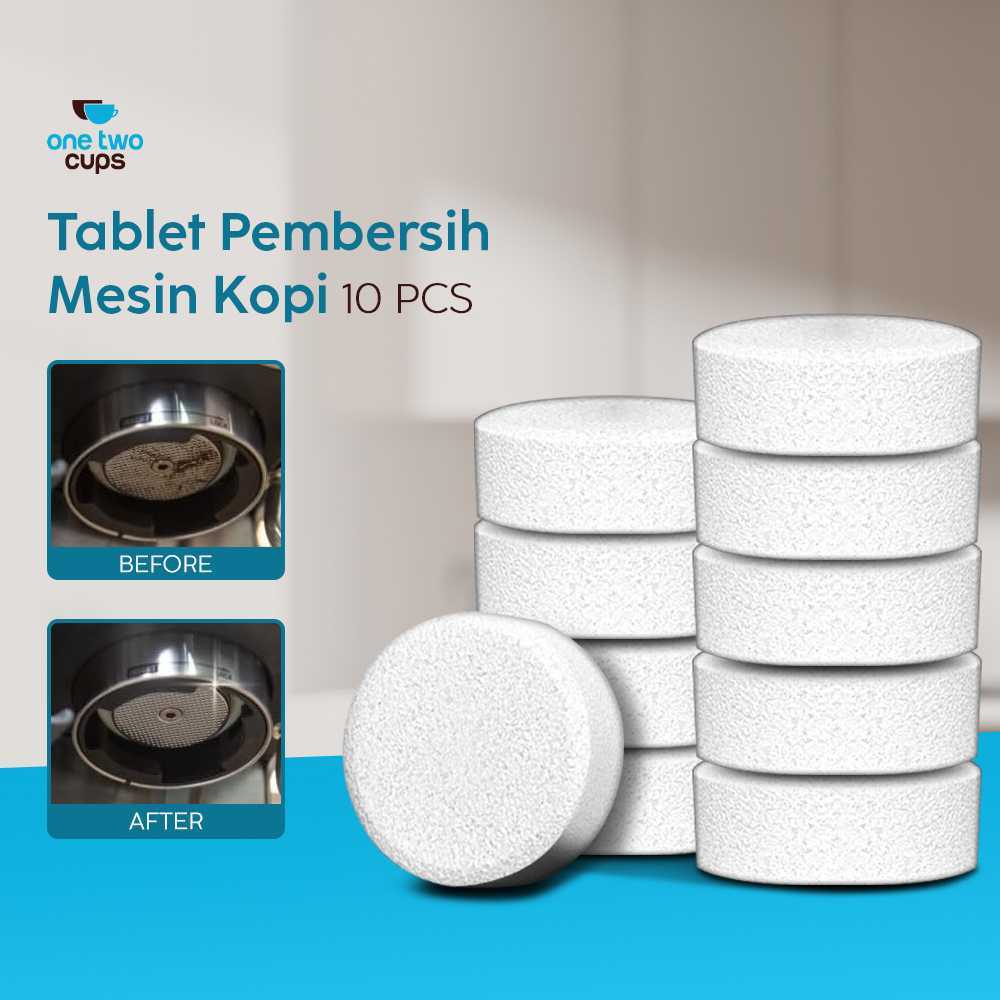 One Two Cups Tablet Pembersih Mesin Kopi Coffee Machine Cleaner 10 PCS - CJ129