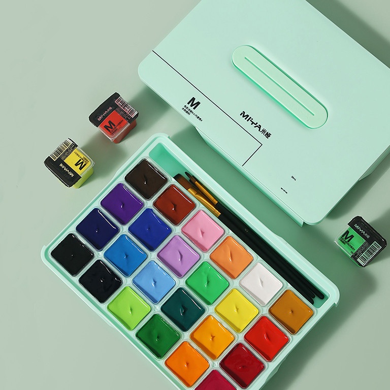 

KODE P5R Miya Gouache Gouache Set Cat 2436 Warna 3ml Cat Untuk Cat Air Perlengkapan Seni Murid