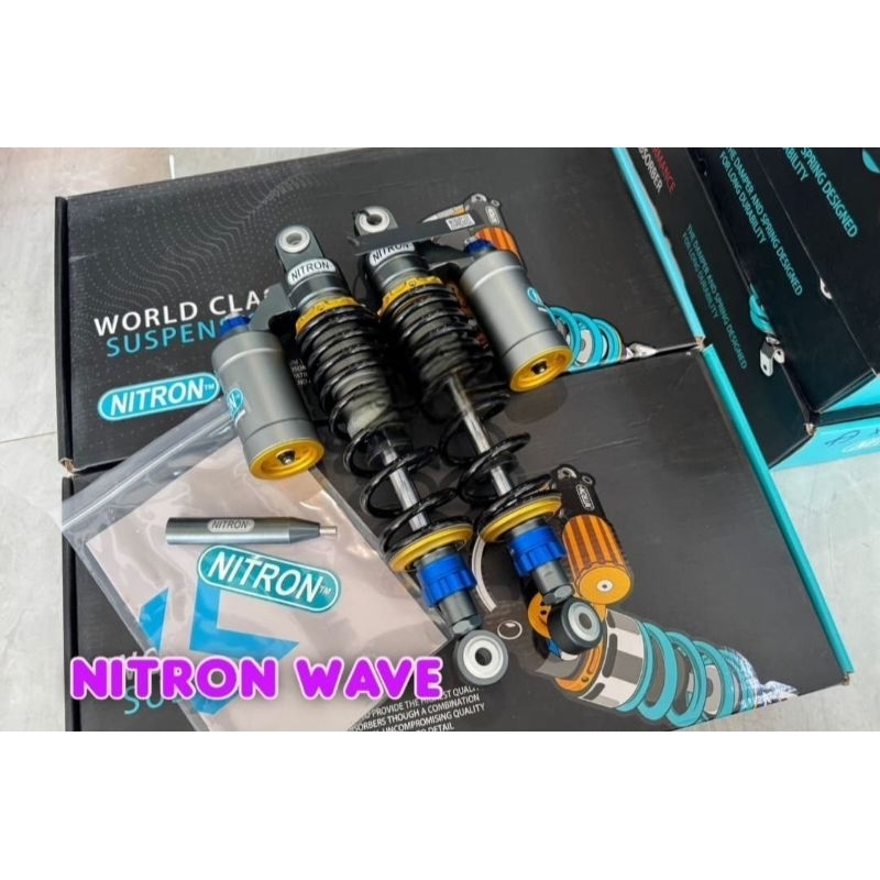 shock nitron wave hitam original 1:1 fullset bok