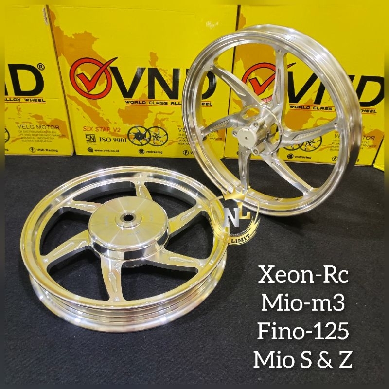 VND VELG RACING SIXSTAR V2 YAMAHA MIO M3 FINO 125 XEON RC MIO S MIO Z X ride 125cc