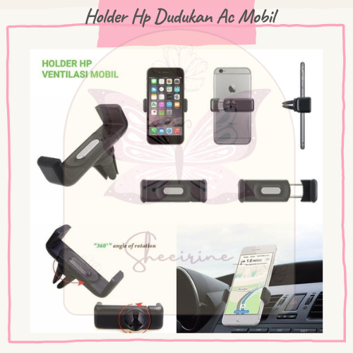 Holder HP Mobil Holder Mobil Car Holder HP Mobil Car Holder AC Mobil Dudukan Hp di AC Mobil