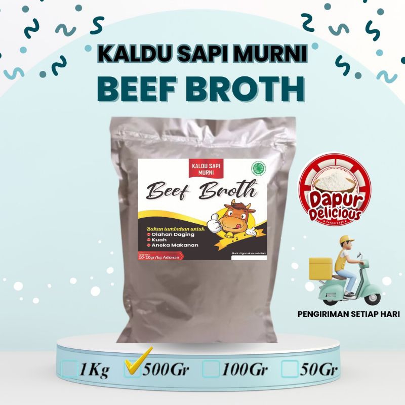 

Beef Broth (500gr) / Kaldu Sapi Murni / Ekstrak Sapi Murni