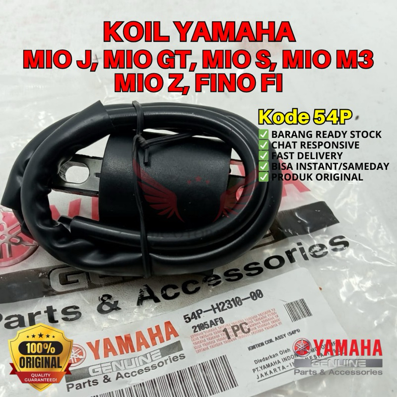 54P KOIL MIO J ORIGINAL YAMAHA GENUINE PARTS, KOIL ORIGINAL YAMAHA MIO GT, KOIL MIO S, KOIL YAMAHA O