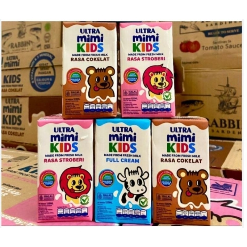 

Ultra Mimi kids susu UHT 125ml ( 1 Dus isi 40pcs ) all varian