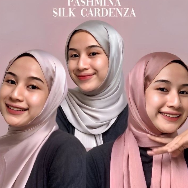 Cod  Hijab Pashmina Cardenza Silk Pashmina Satin Silk Pashmina Cardenza Luxury Silk