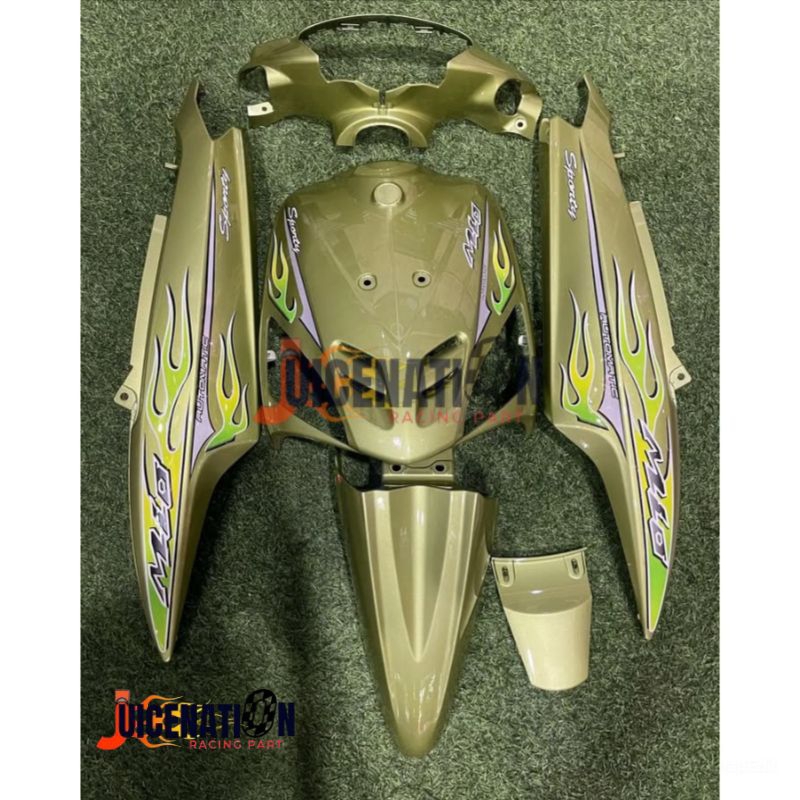 full body halus Mio sporty hijau greenlime