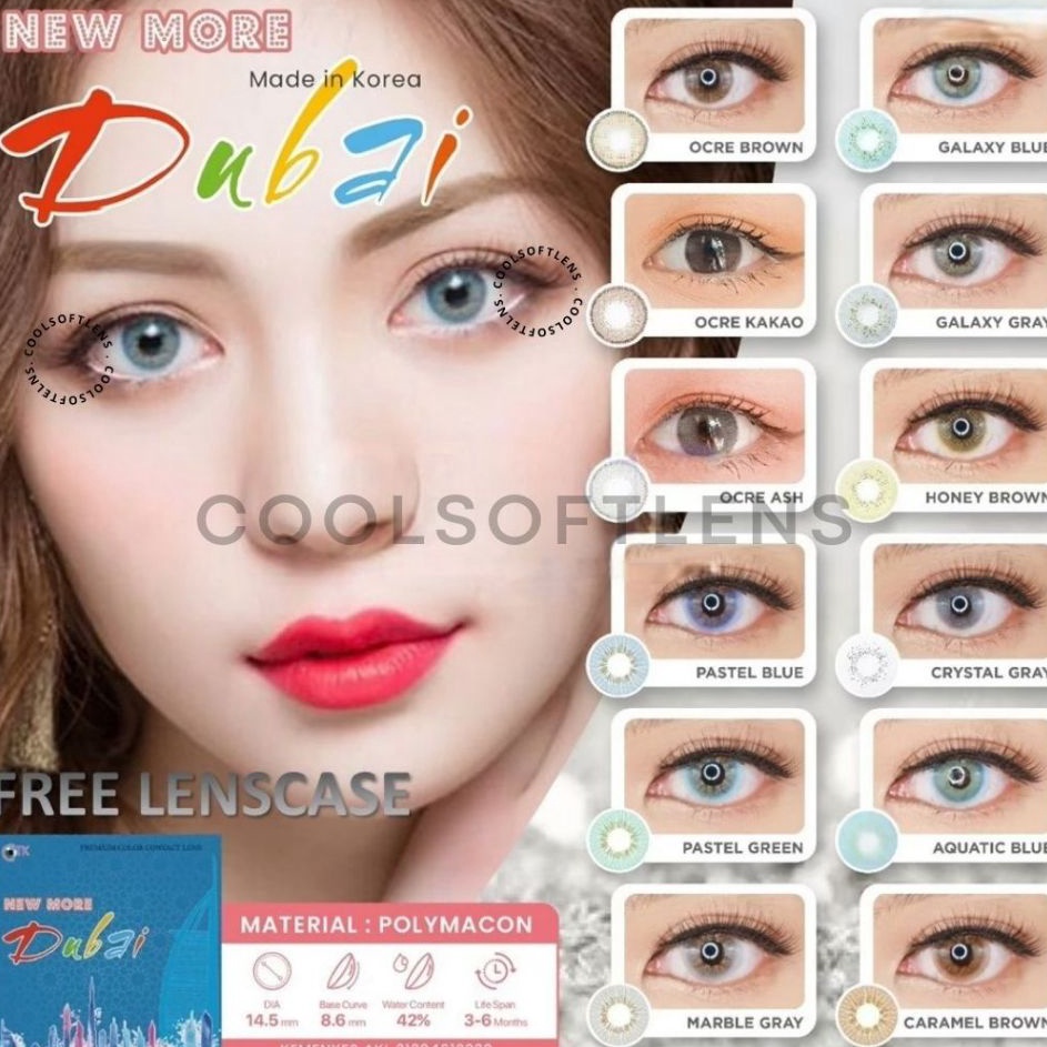 Softlens NEW MORE DUBAI 145 MM ETALASE KHUSUS NORMAL By CTK  New More Dubai By CTK  Soflen  Softlen 