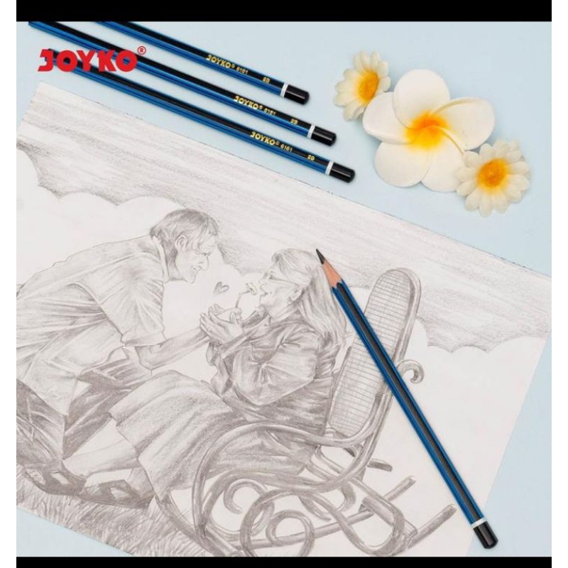 

Pencil / Pensil Joyko 6161 2B Panjang 17.5 cm