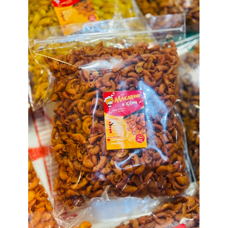 

Makaroni Rasa Balado Pedas daun Jeruk 500gram | Makaroni balado pedas daun jeruk 1/2kg