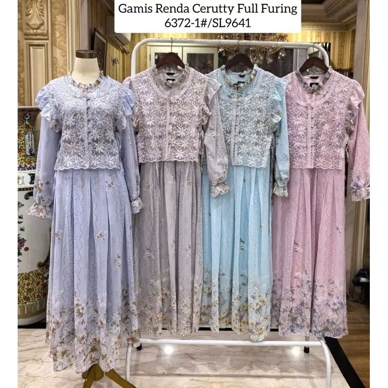 gamis renda ceruty